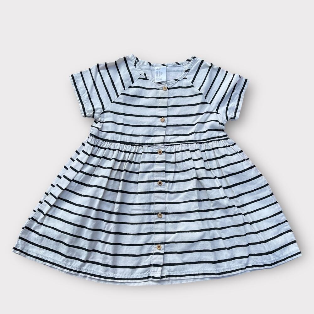 H&M Striped Light Dress 12–18M – Versatile & Comfy for Any Occasion